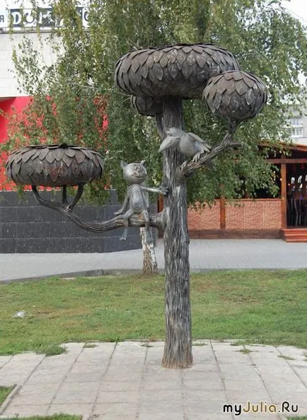 Скулптури и паметници котки
