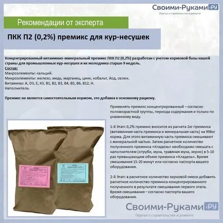 Състав на фураж за кокошки носачки - подробностите!