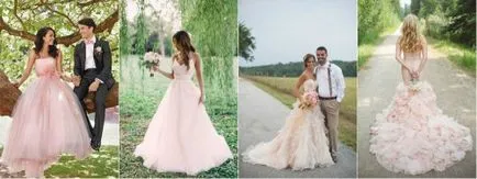 Сватба в розово дизайн, фотография, костюми
