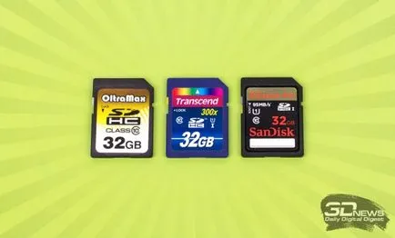 Консолидирана тествани 20 карта с памет 32 GB капацитет SDHC