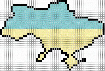 дрънкулки схема с знамена и символи на различните страни чрез директен оплетка