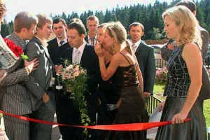 Три сценария булката обратно изкупуване на сватбата в частна къща, три топки