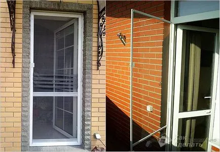Инсталиране на комари врати с ръцете си - да комари врата