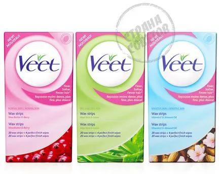 Veet восък ленти