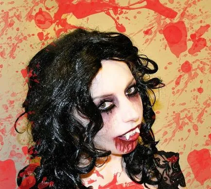 Vampire грим за Хелоуин
