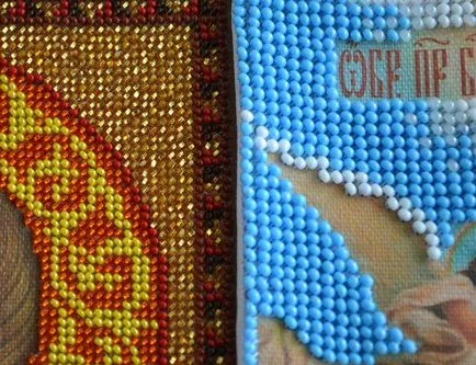 Бродирани картини и икони, формован бижута (картини) Бродирани картини и икони, бижута мъниста
