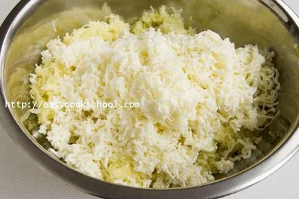 Hychiny със сирене и картофи стъпка по стъпка рецепта със снимки, лесни рецепти