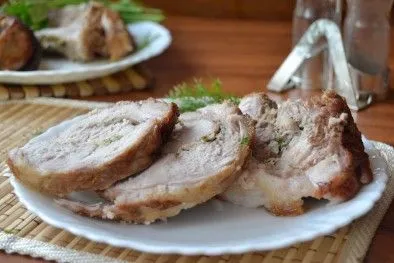 Печен свински рулада във фурната, hozoboz - ние знаем всичко за храната