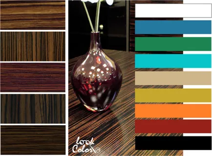 Зебрано нюанси и се слее с други цветове на интериора, lookcolor