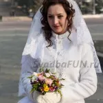 Зимна сватбена рокля - фото възможности зимните за сватбени рокли
