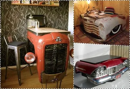 40 Шедьоври на мебели от стари автомобили (архитектура) 40 Шедьоври на мебели от стари коли