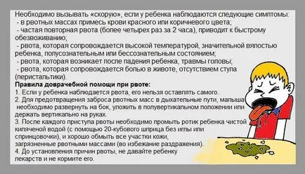 Защо детето повръща