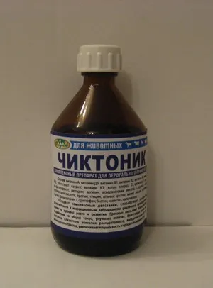 Chiktonik за птици, пилета и зайци състава и полезни качества, указания и инструкции