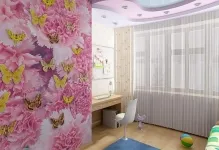 Дизайнът на стените с тапети два вида цветове в една и съща стая, фото обработка, как да се съчетаят дизайн, в двойна (два) Дизайнът на стените с тапети два вида цветове в една и съща стая, фото обработка, как да се съчетаят дизайн, в двойна