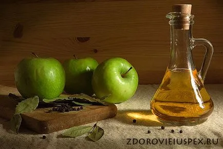 Какво е използването на ябълков оцет, здраве рецепти