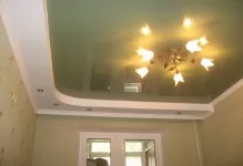 Опънати тавани в два нива за редактиране на снимки, видео инструкции, подсветка двуетажни, 2