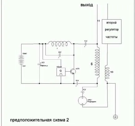 Електричество във въздуха със своя схема за ръце