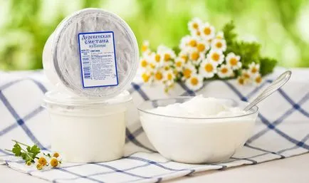 Сметана маска за лицето