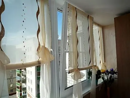 Щори за тераси с ръцете си