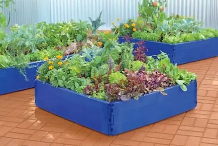 Легла за градина (37 снимки) красива градина за това как да се направи кутии в ръцете си, по-добре е да се организира