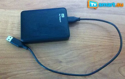 Как да се свържете външен твърд диск към телевизора - или USB SATA адаптер (ROM) Как да се свържете външен твърд диск към телевизора - или USB SATA адаптер