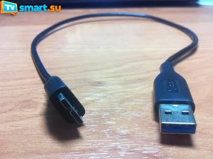 Как да се свържете външен твърд диск към телевизора - или USB SATA адаптер (HDD твърд диск SATA адаптер, за да свържете кабел за телевизор с кабелна USB захранващ адаптер) Как да се свържете външен твърд диск към телевизора - или USB SATA адаптер