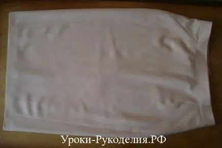 Как да шият пола молив със собствените си ръце