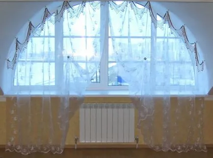Как да се мотае завеси без стрехи