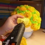 Как да си направим цветя от хартия със собствените си ръце от карамфили на макове
