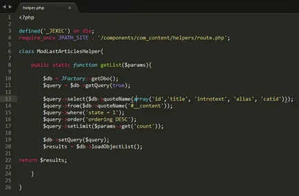 Как да се създаде модул в Joomla 3 - уроци за създаване на сайтове с Joomla 3