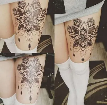 Татуировка на крака си, че е