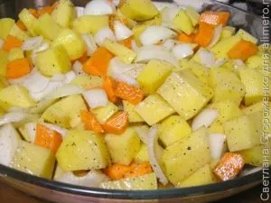 Каракуда печен в пещ с картофи