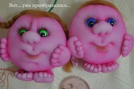 Кукли чорапогащник с техните ръце майсторски клас (снимка)