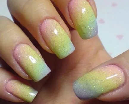 Модни Nails ефект Ombre - 50 видео снимки - стилни нокти (Ombre) Модни Nails ефект Ombre - 50 видео снимки - стилни нокти