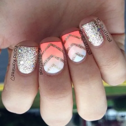 Модни Nails ефект Ombre - 50 видео снимки - стилни нокти (снимка) Модни Nails ефект Ombre - 50 видео снимки - стилни нокти