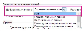 Конфигуриране Багажника пресечни икони - офис поддръжка (линии) Конфигуриране на пресечни икони Багажника - офис бюро