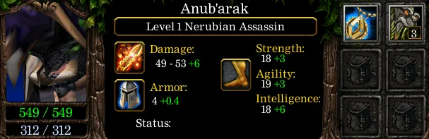 Nerub, DOTA