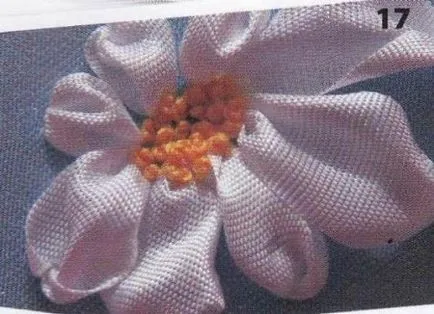 Очарователни маргаритки, панделки бродерия, бродерия