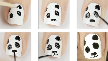 Panda на ноктите