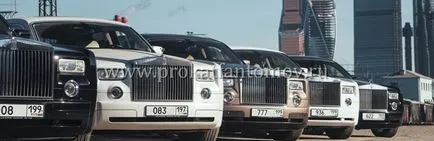 Наем на Rolls-Royce Phantom, да наемете Ролс Ройс с шофьор в Москва за сватба