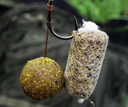 Хранене шаран на къси fishings