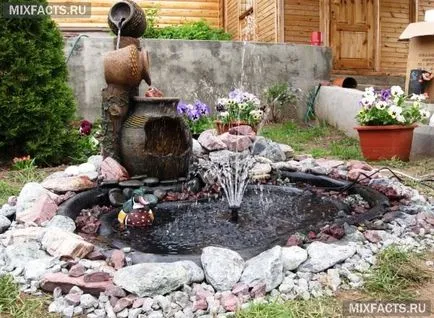 Езерцето на банята в страната със собствените си ръце (снимка) (на мястото на езерото) Езерцето на банята в страната със собствените си ръце (снимка)