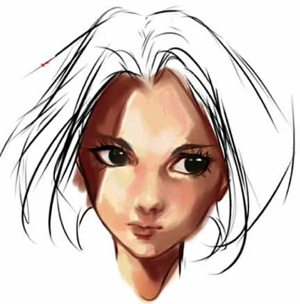 Начертайте лицето на аниме момичета сай lessdraw (жени) Начертайте лицето на аниме момичета сай lessdraw