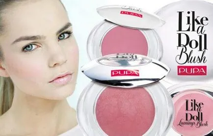 Blush пъпа матова печени, като кукла