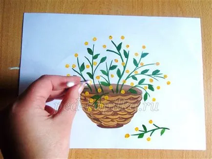 Рисуване с памучни пръчици