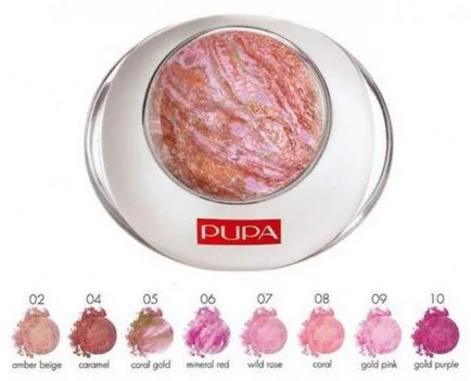 Blush пъпа матова печени, като кукла