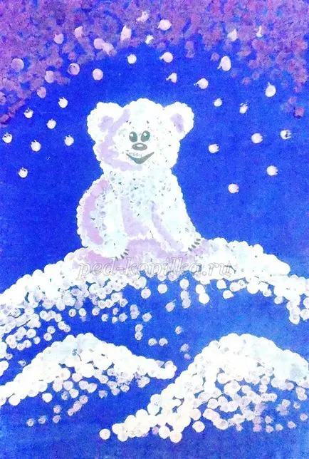 Рисуване с памучни пръчици