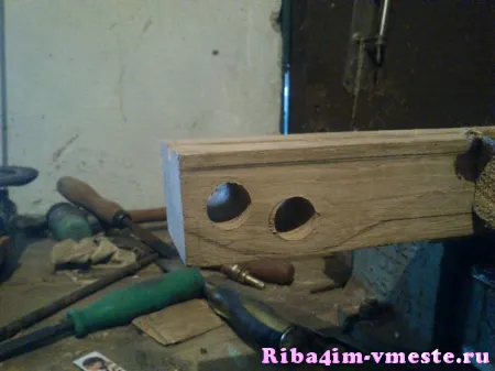 Домашна арбалет за подводен риболов, риба заедно (лов) Домашна Crossbow подводен лов и риба заедно