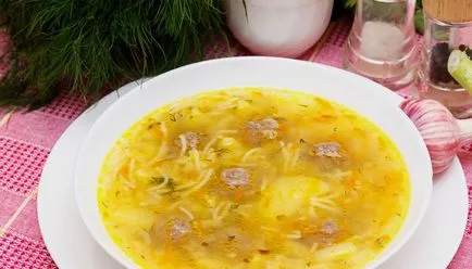 Супа с пиле и юфка