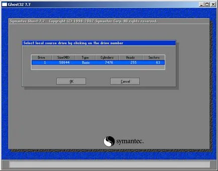 Създаване и използване на изображението на диска (Symantec призрак)